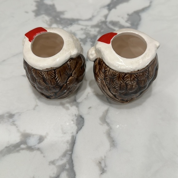 Christmas owl candle holders - Picture 2 of 3